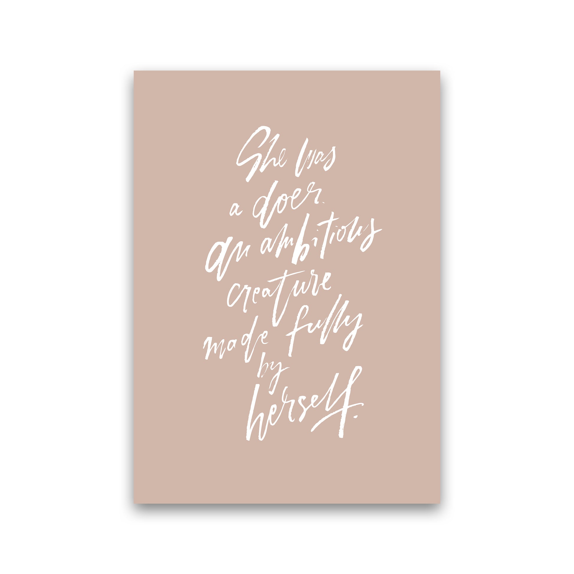 She Was A Doer By Planeta444 Print Only