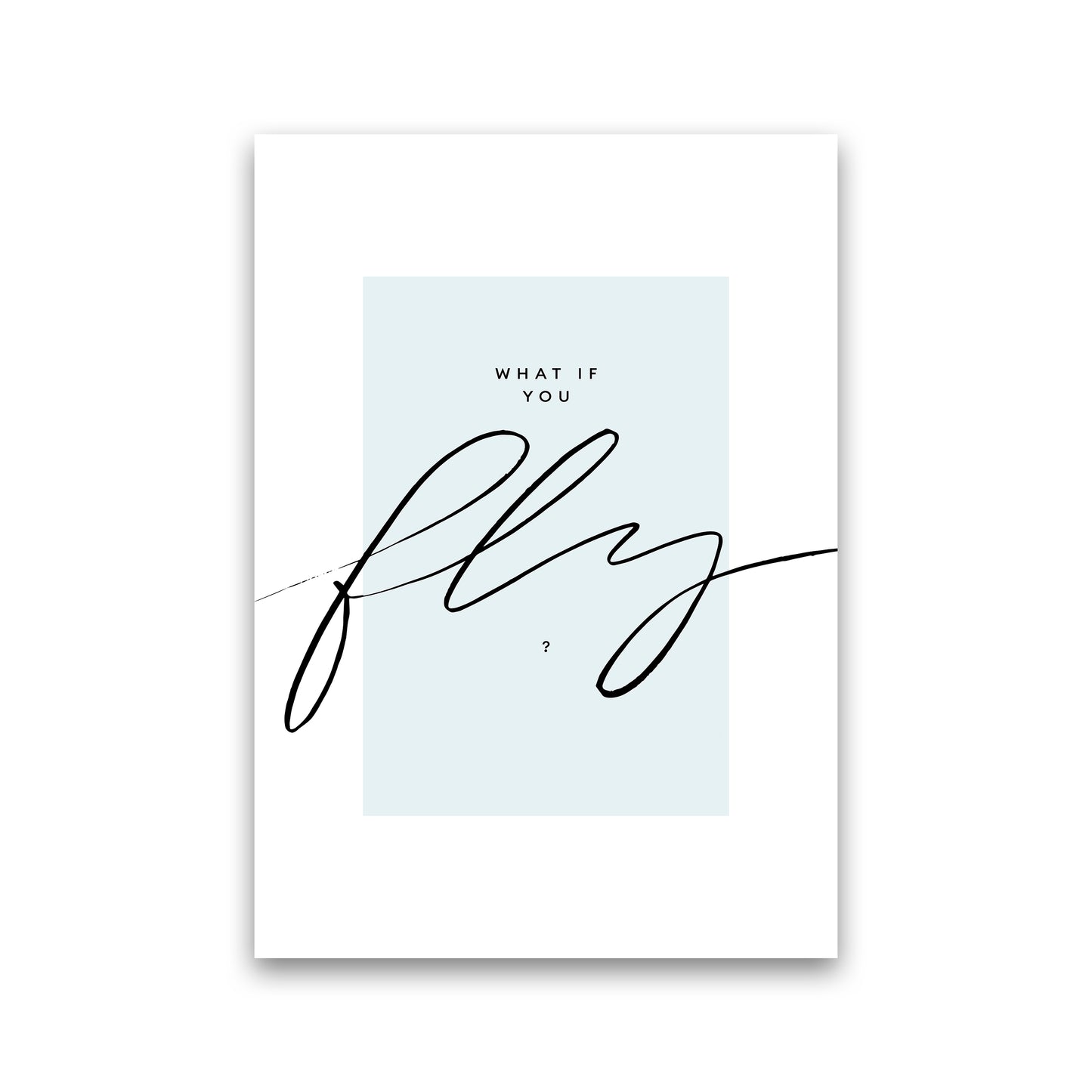 What If You Fly By Planeta444 Print Only