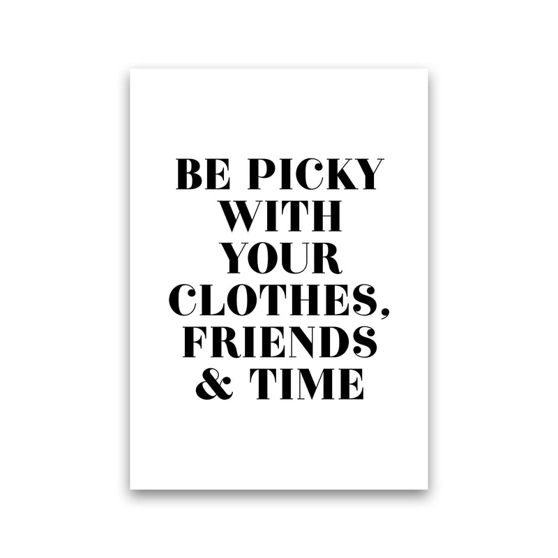 Be Picky By Planeta444 Print Only