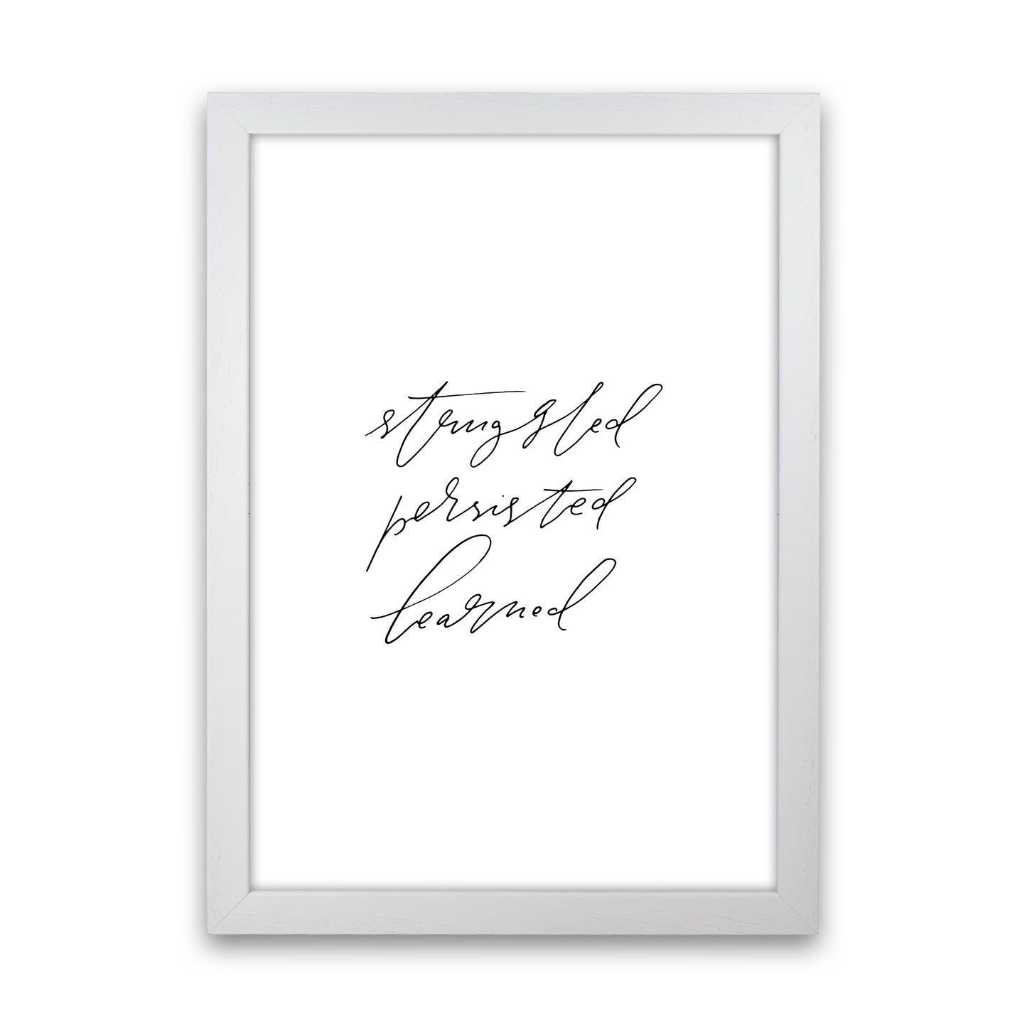 Struggled Persisted Learned By Planeta444 White Grain