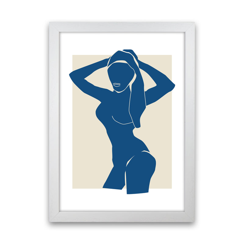 Matisse Hands To Head Blue By Planeta444 White Grain