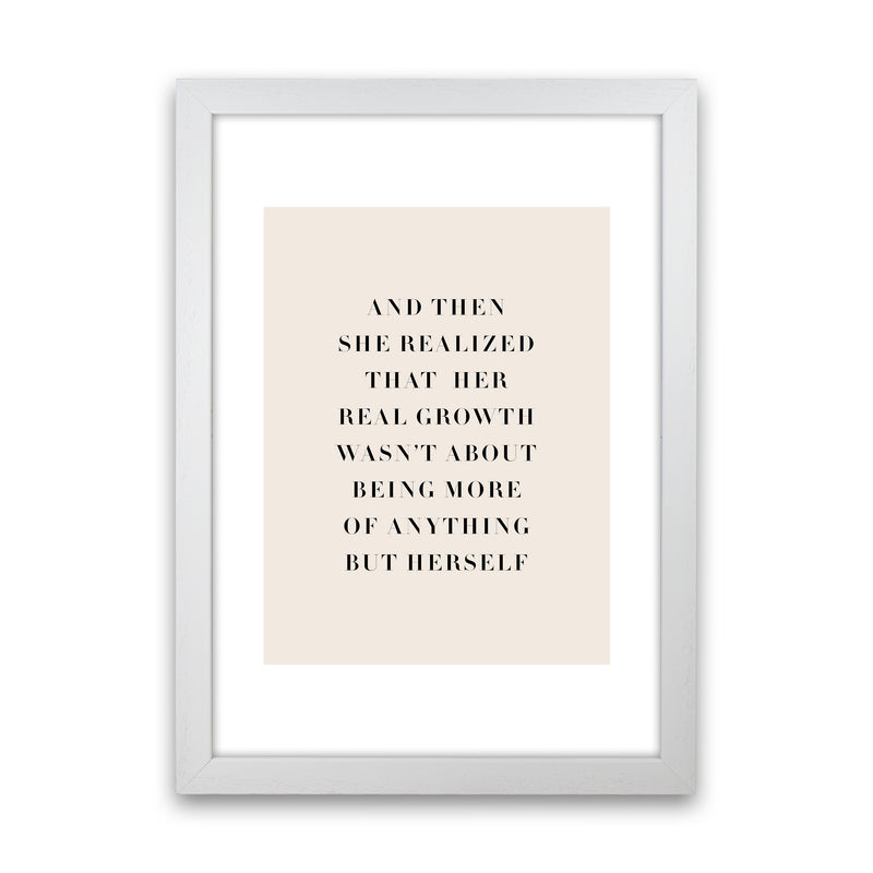 And Then She Realized Type By Planeta444 White Grain