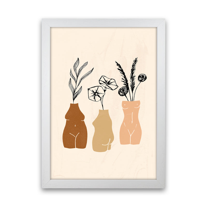 Vases Sculptures 3women1 By Planeta444 White Grain