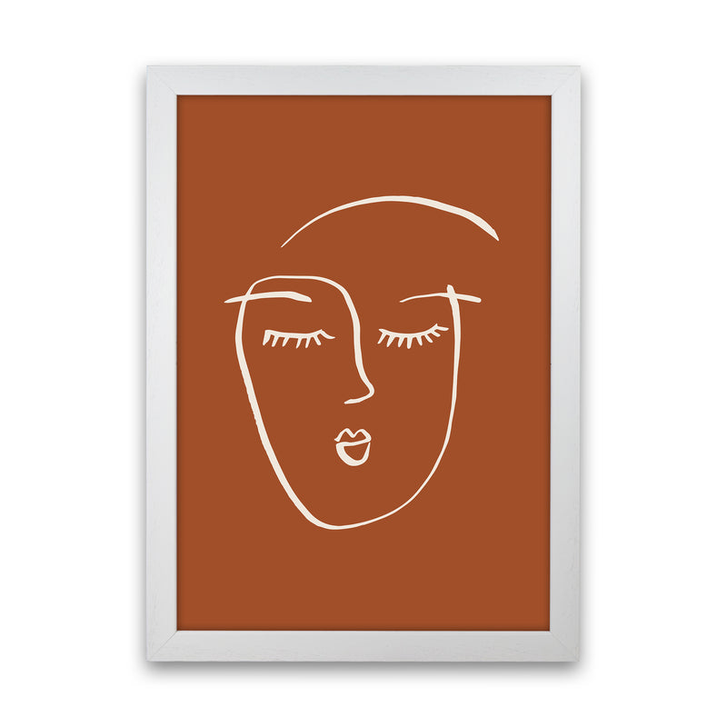 Line Face Girl2 By Planeta444 White Grain