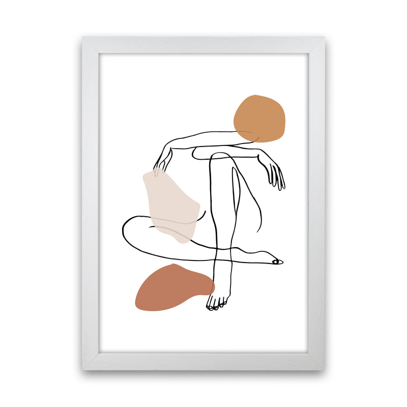 Sitting Legs Arms Crossed Stains Earth Colors By Planeta444 White Grain
