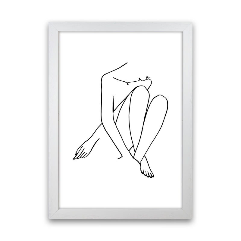 Legs Crossed Looking Down By Planeta444 White Grain