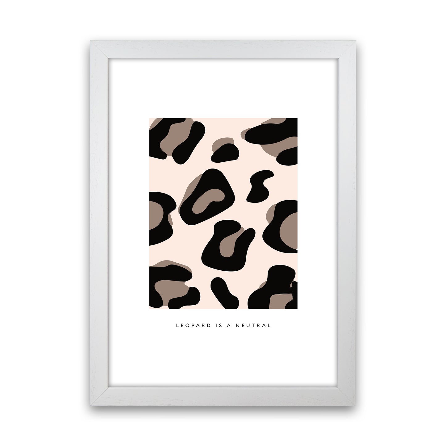 Big Leopard Powder Rose By Planeta444 White Grain