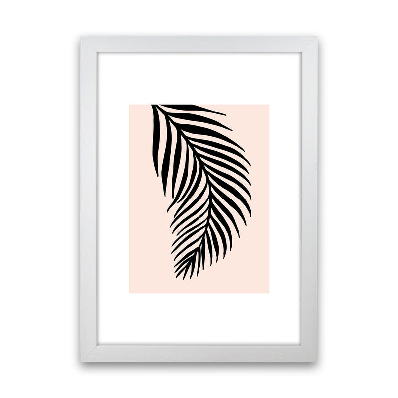 Palm Rose Rectangle 1 By Planeta444 White Grain