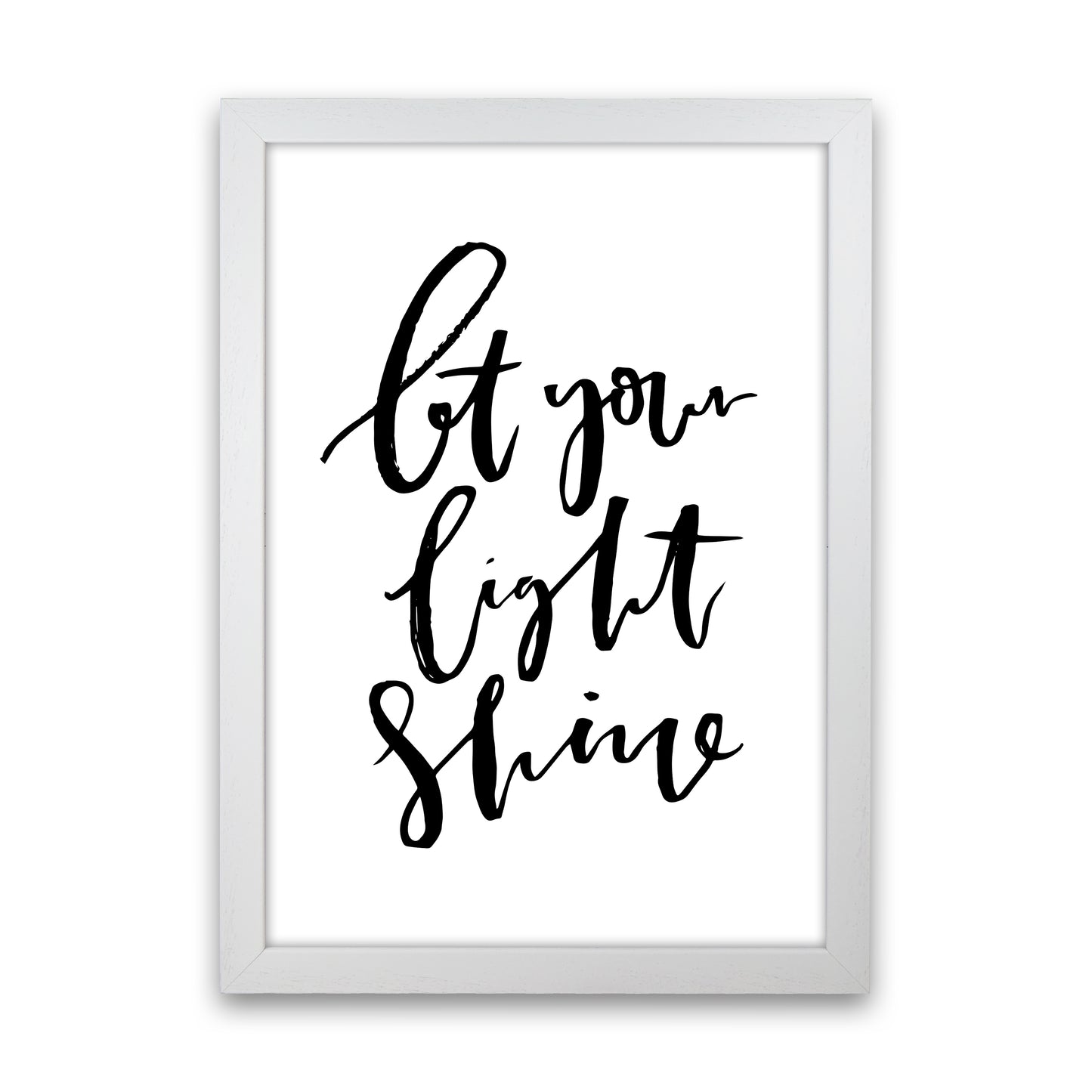 Let Your Light Shine By Planeta444 White Grain