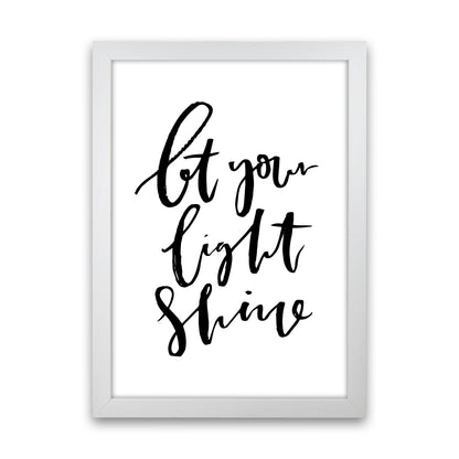 Let Your Light Shine By Planeta444 White Grain
