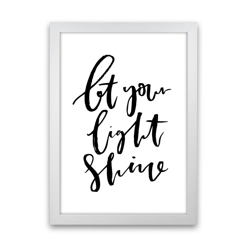 Let Your Light Shine By Planeta444 White Grain
