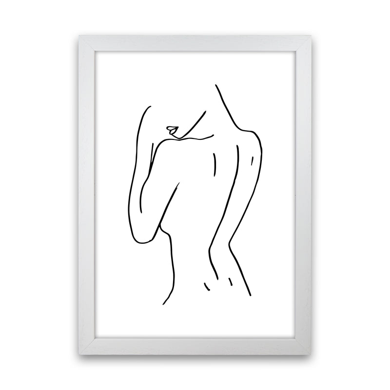 Female Back Pose By Planeta444 White Grain