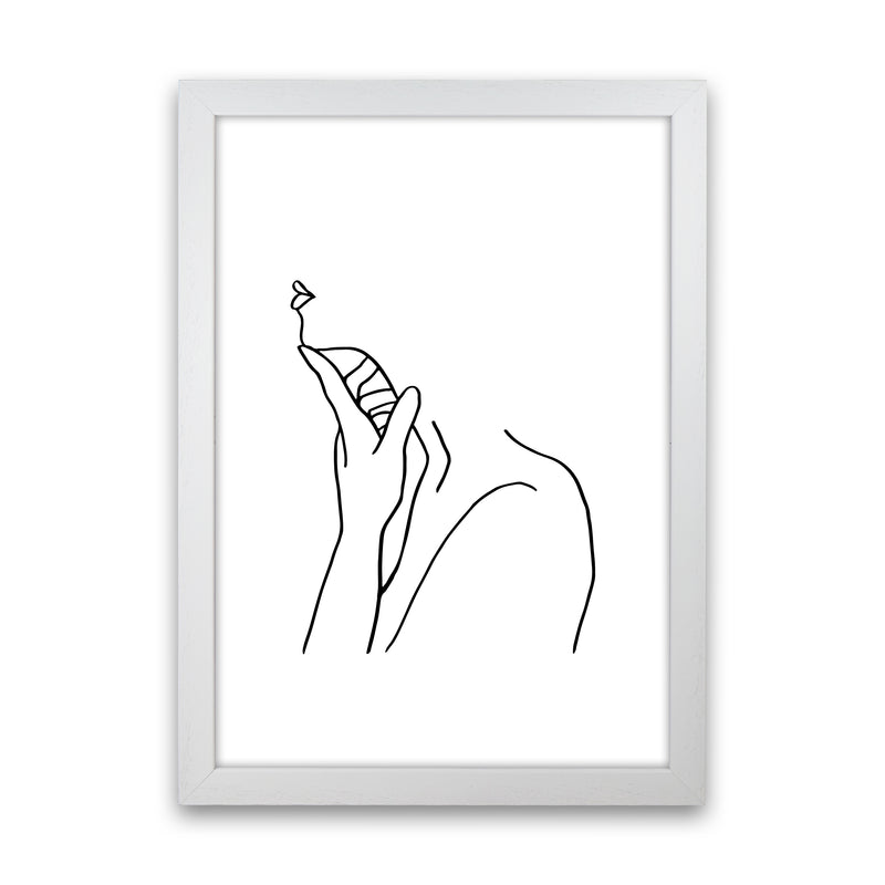Finger On Chin By Planeta444 White Grain