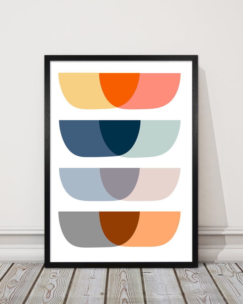 Abstract Mid Century Design Original