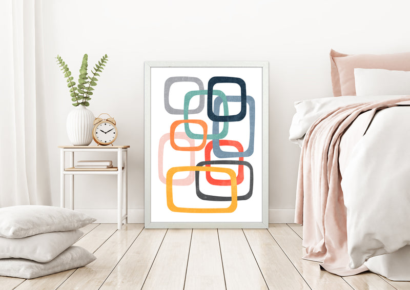 Abstract Mid Mod Color Original