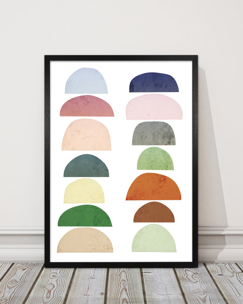 Half Moon Pastel Abstract Original