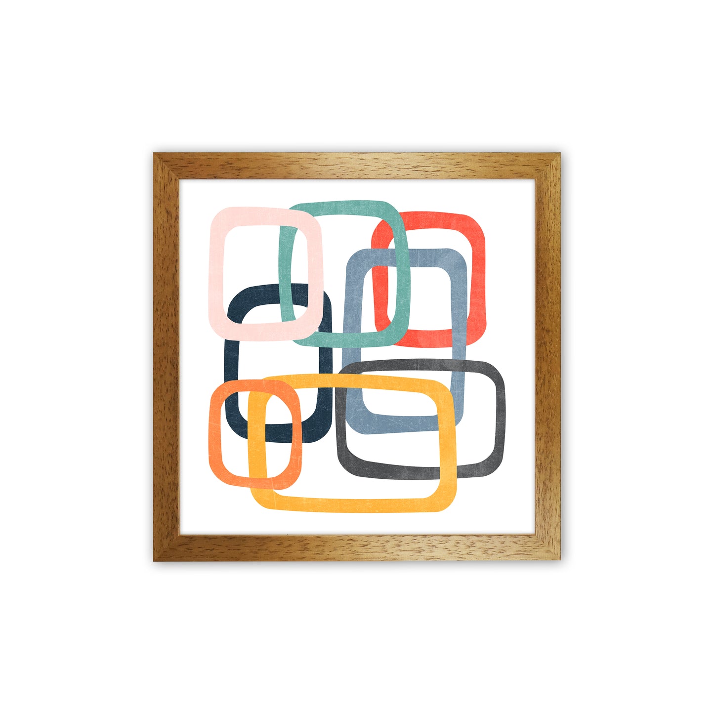 Mid Century Shapes Square Original