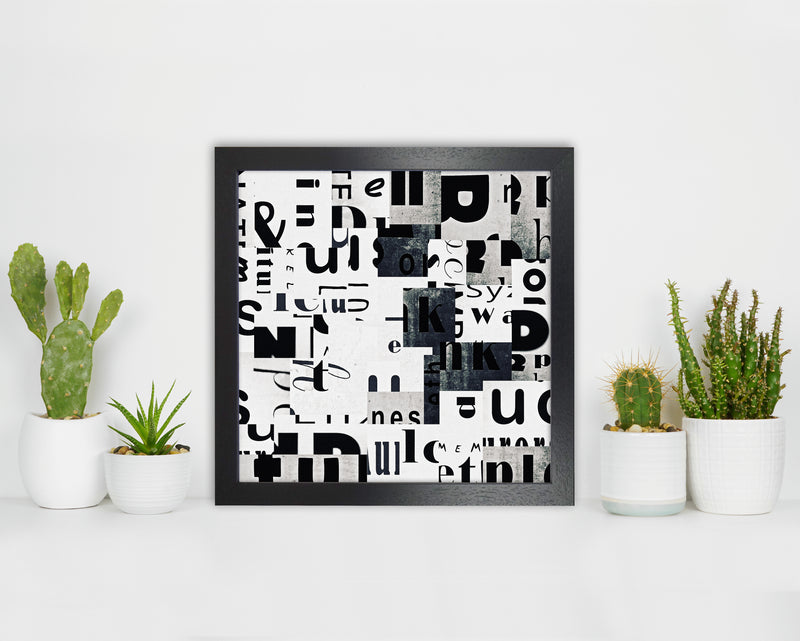 Black and White Typography Pair A Original