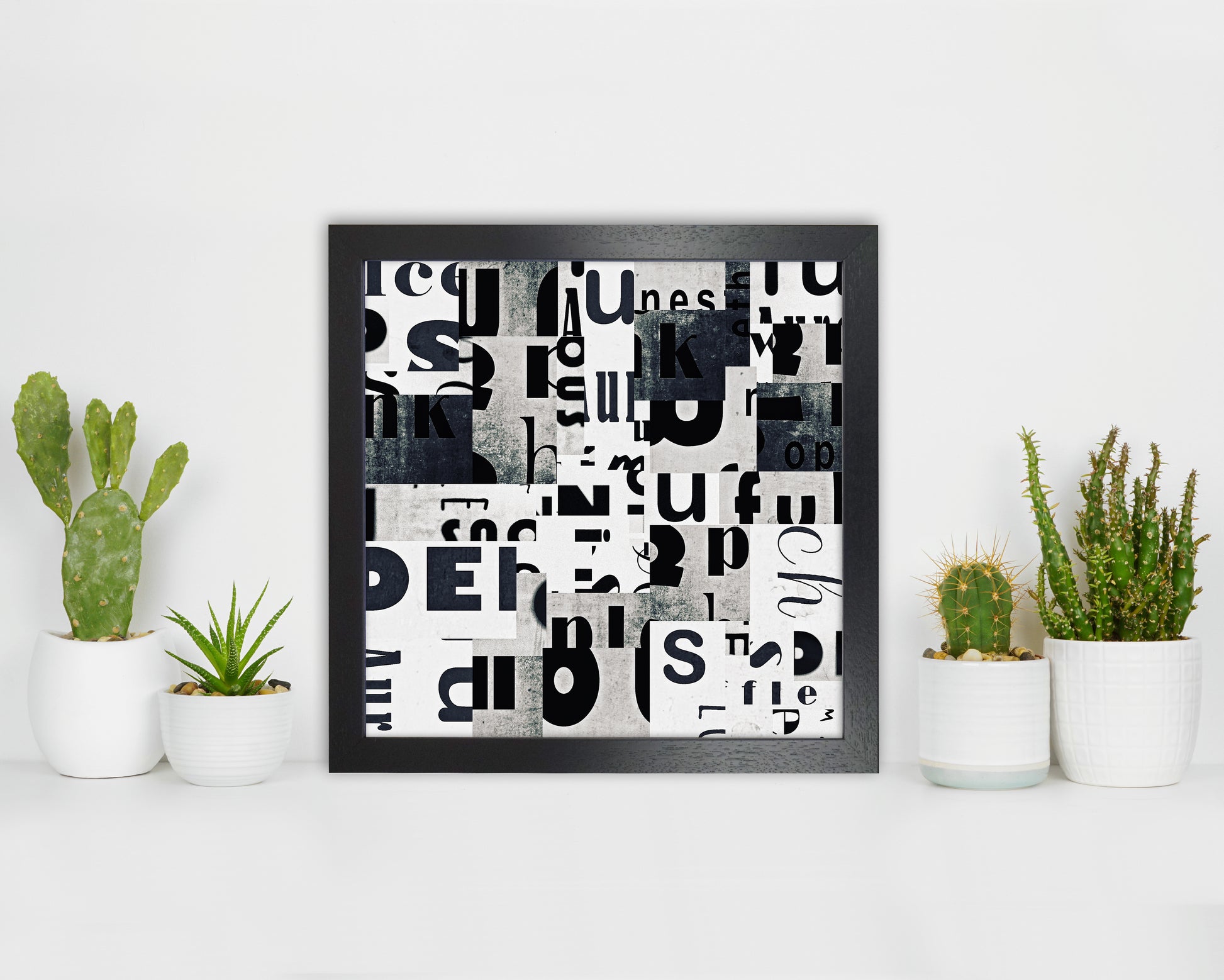 Black and White Typography Pair B Original