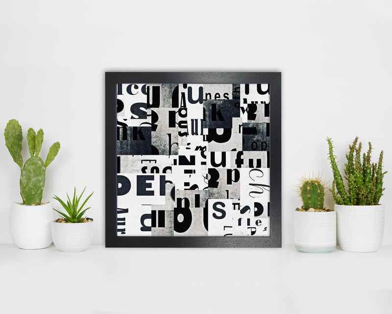 Black and White Typography Pair B Original