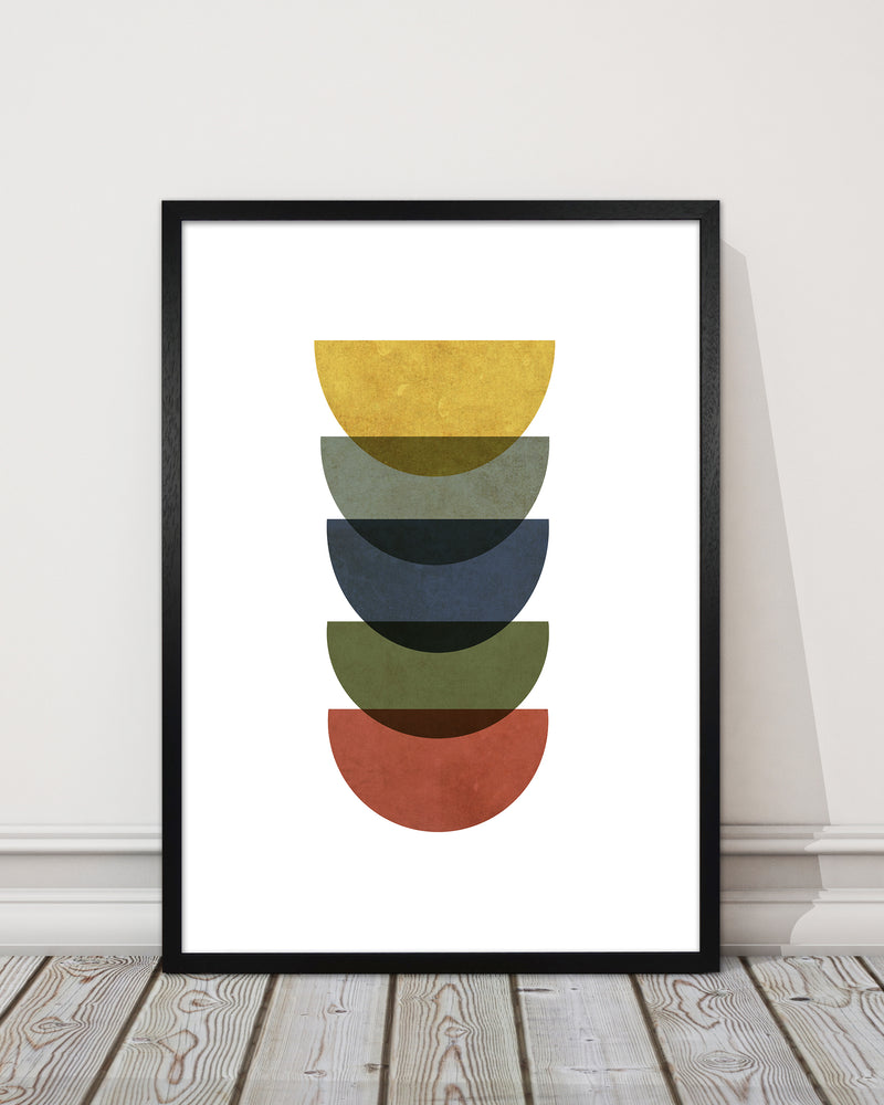Mid Century Rainbow Grunge Original