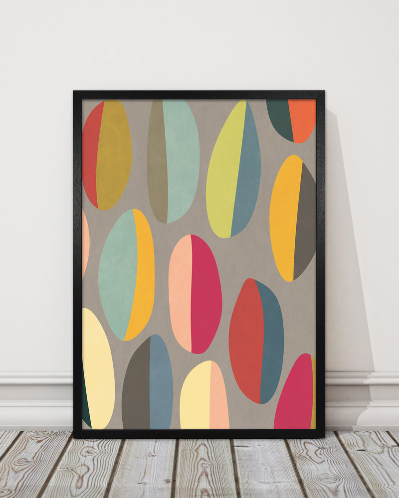 Mid Century Half Pebbles Pair One A