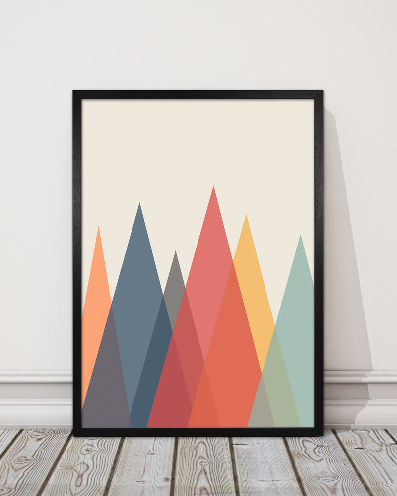 Portrait Mountain Abstract Original 