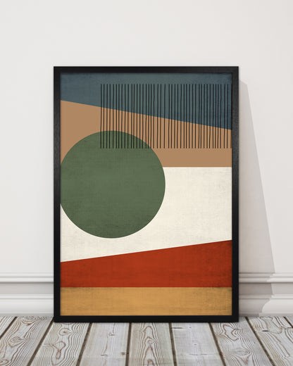 Abstract Earth Tone Prints A