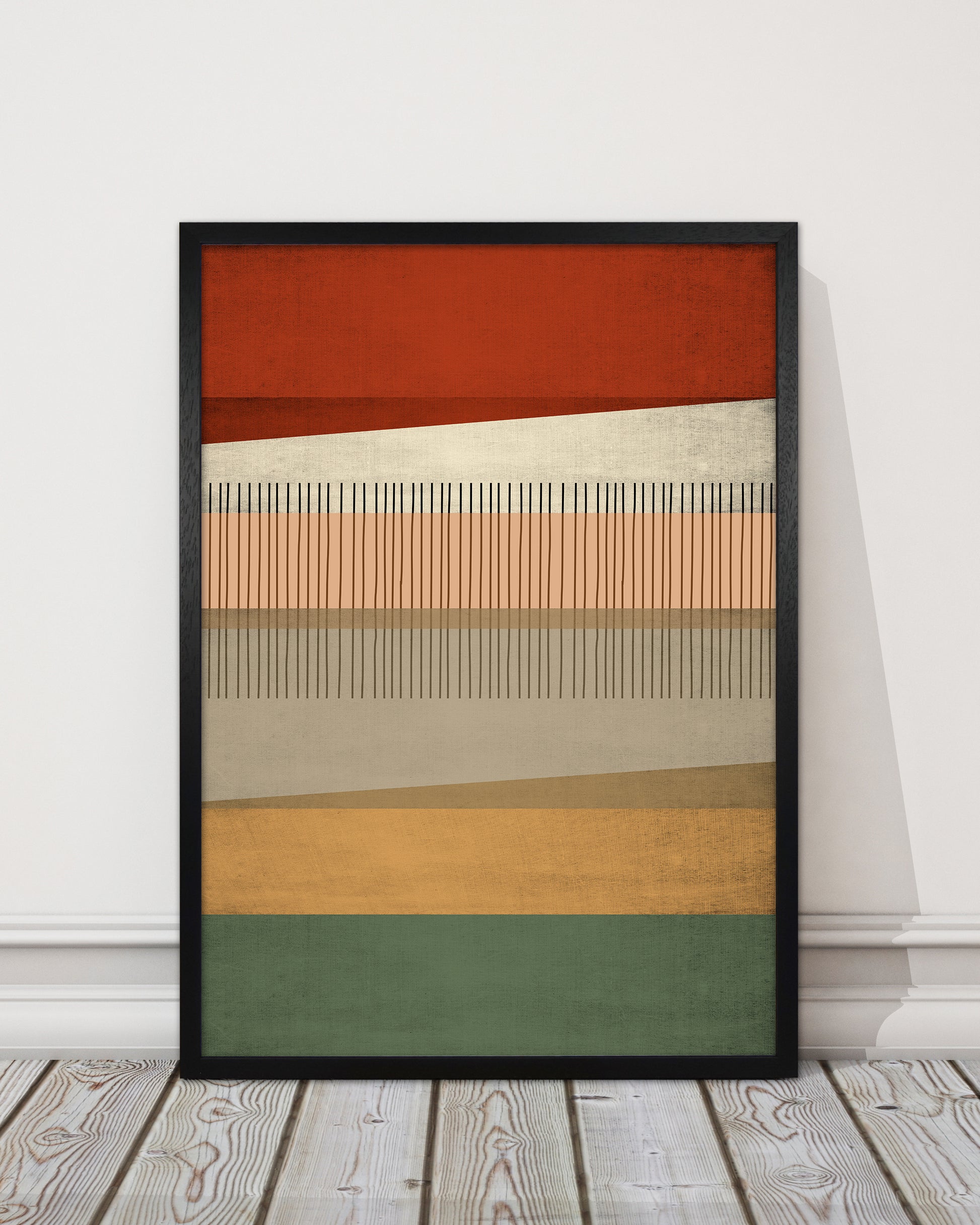 Abstract Earth Tone Prints B