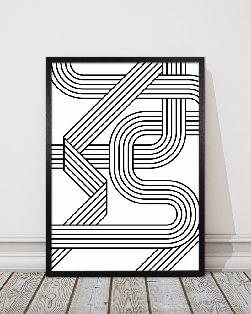  Black and White Geometric Patterns A