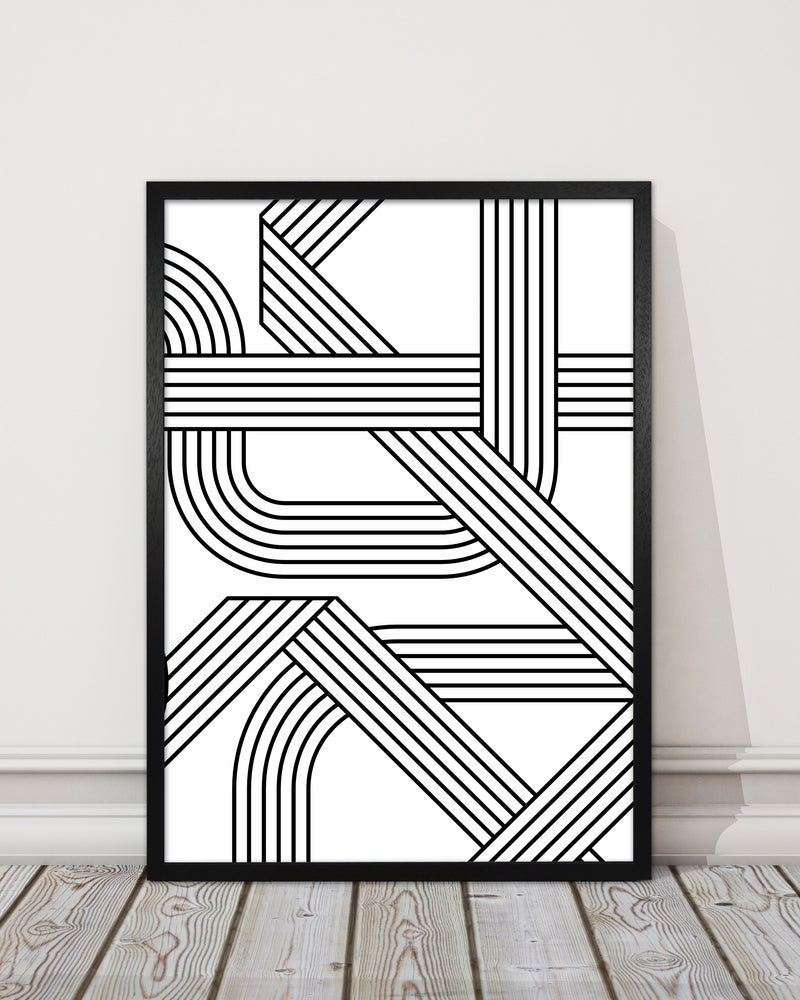  Black and White Geometric Patterns B