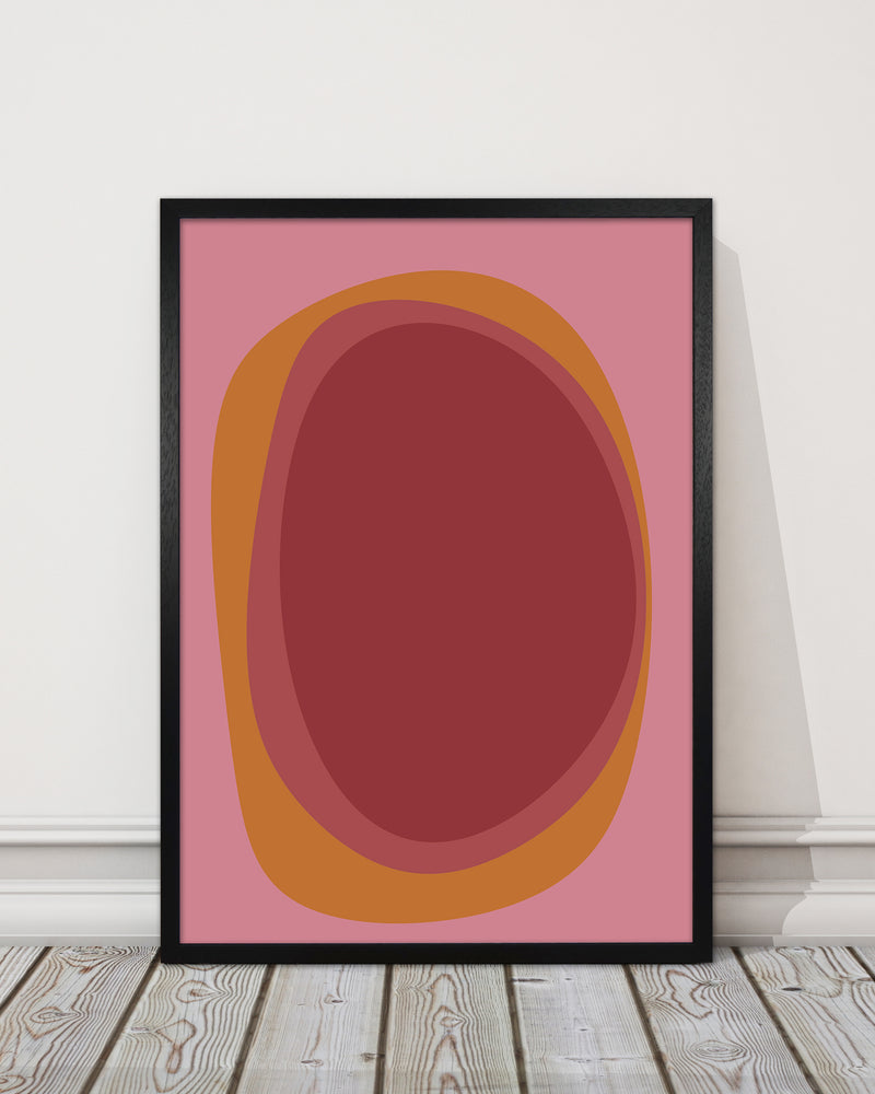 Colourful Bright Abstract Wall Art Print B