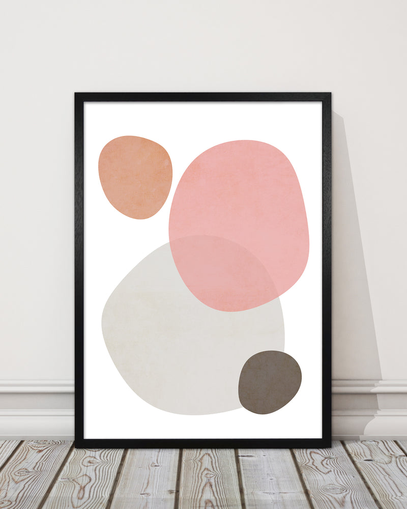 Pink and Grey Nursery Wall Art Print A