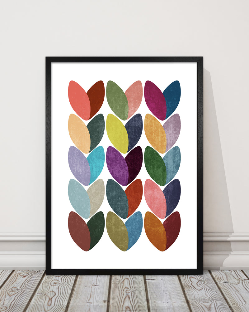 Scandinavian Hearts Wall Art Print A