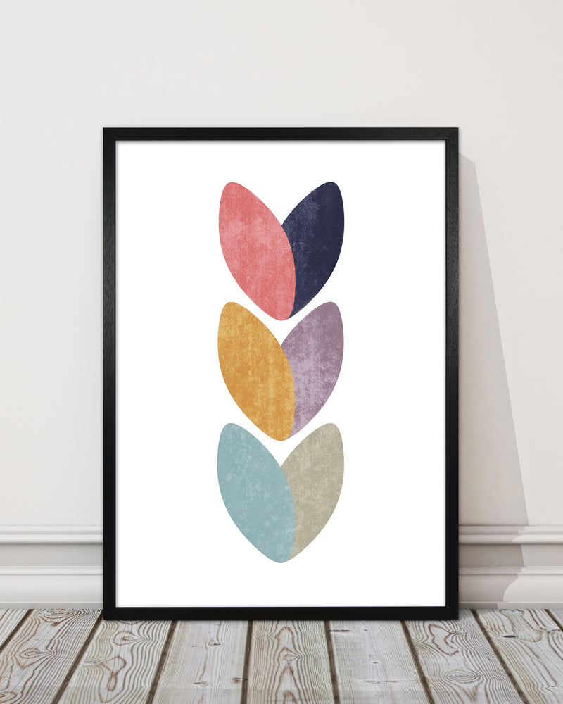 Scandinavian Hearts Wall Art Print B