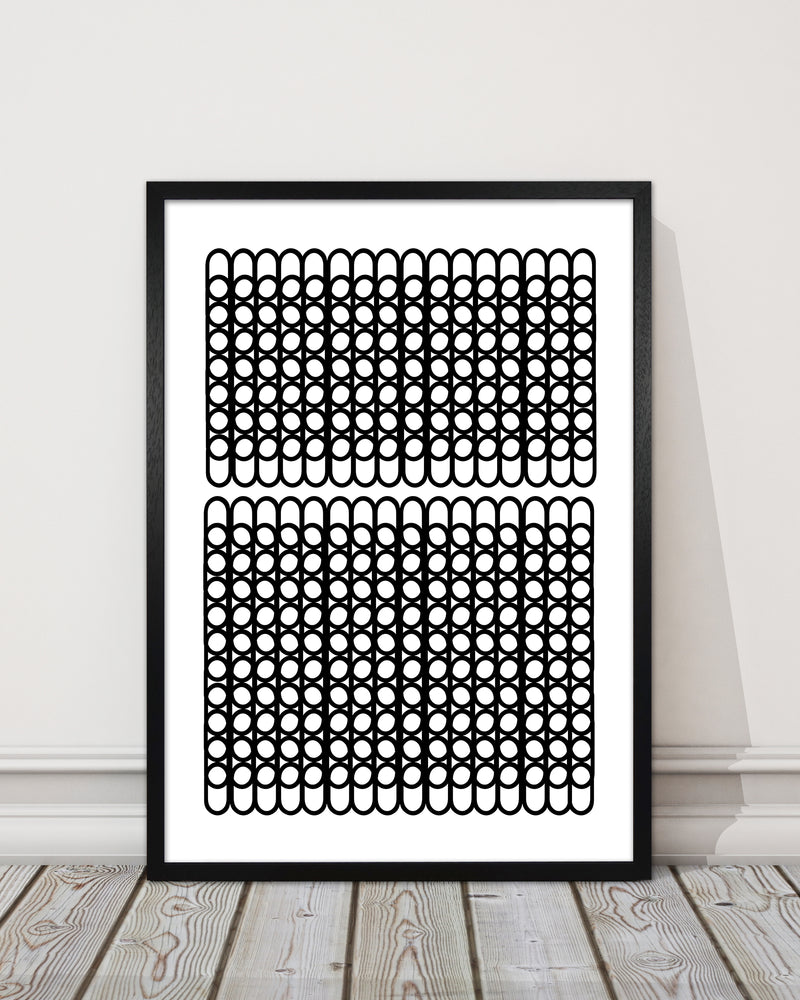 Abstract Black and White Naïve Design Original