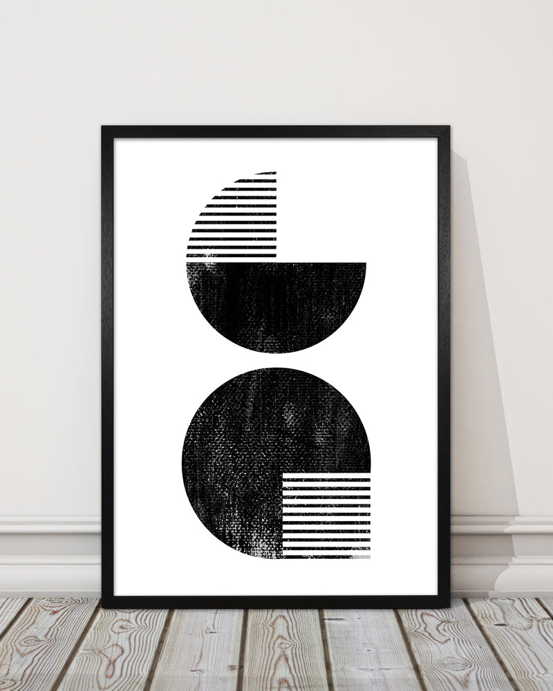 Black and White Mid Century