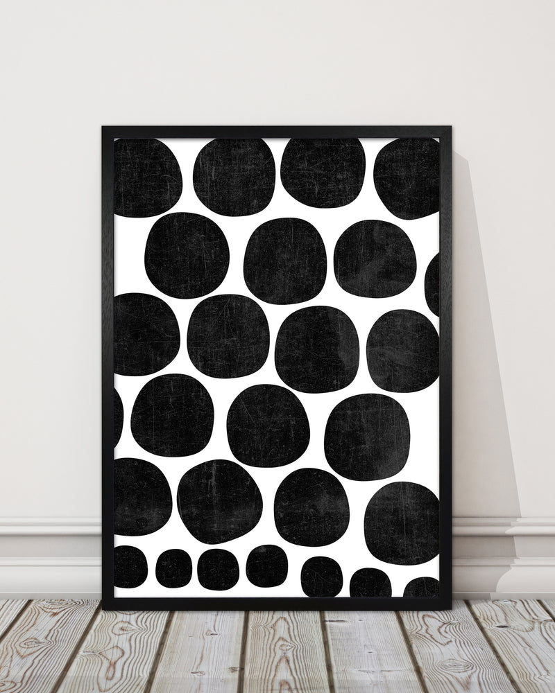 Black Grunge Circles Original 