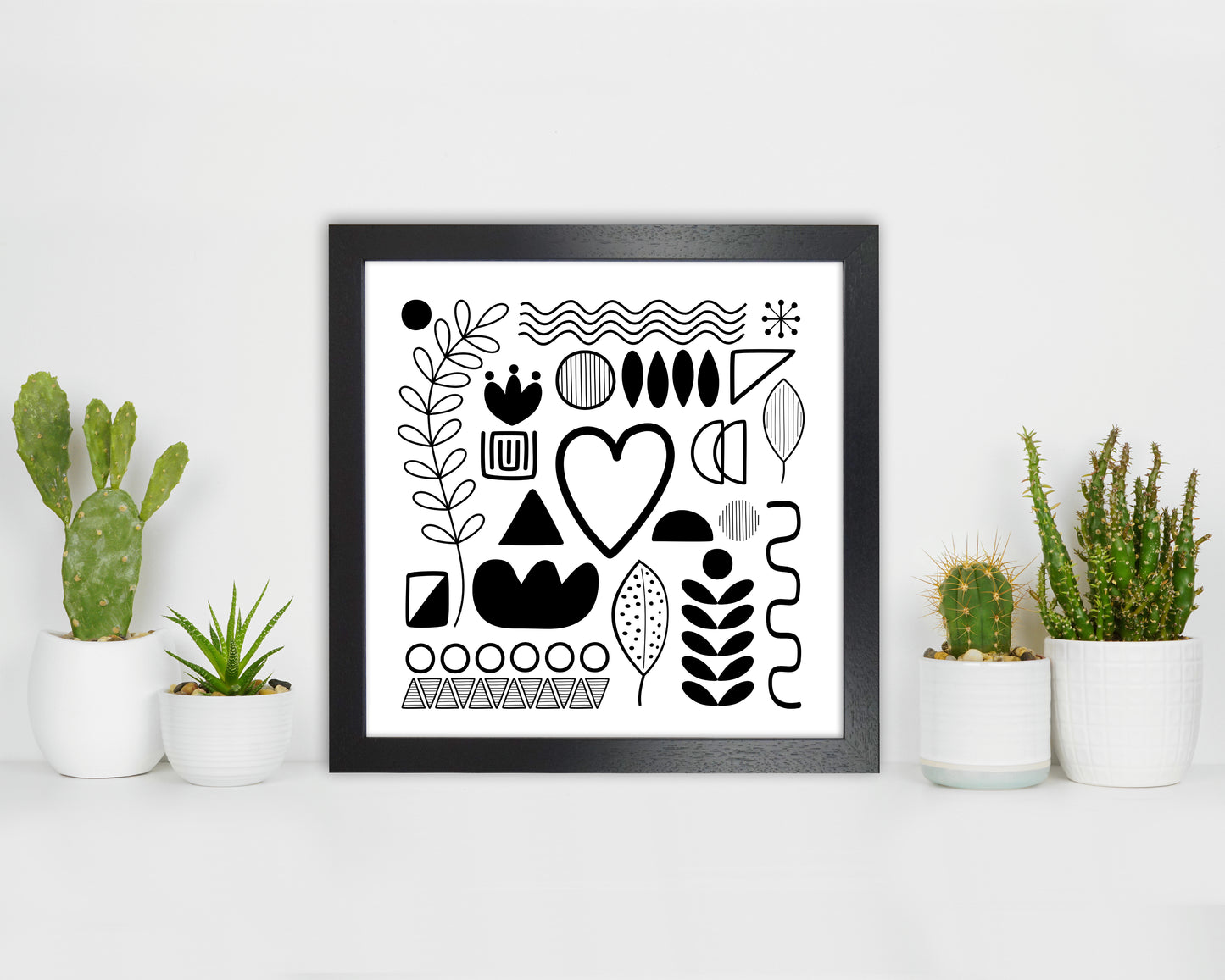 BW Scandi Shapes Square Original