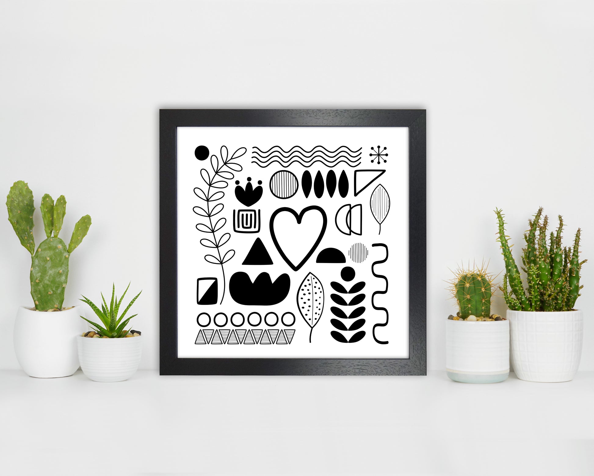 BW Scandi Shapes Square Original
