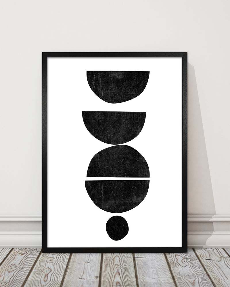 Mid Century Abstract Shapes Original