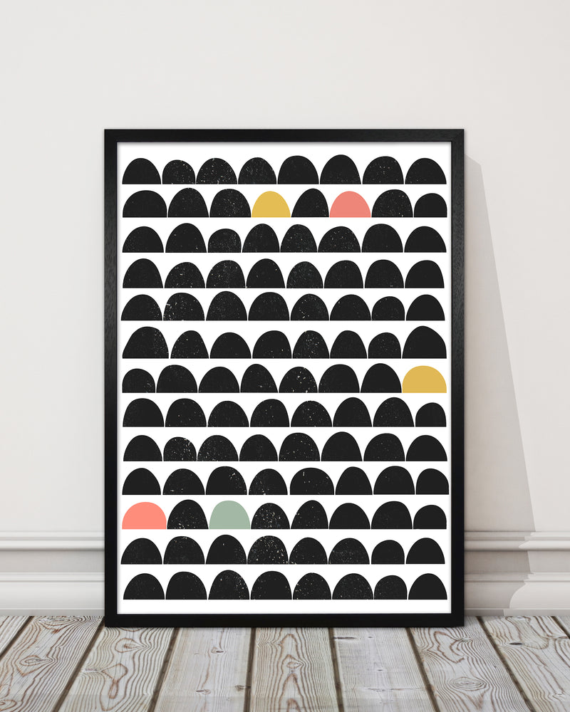 Mid Century Black and Color