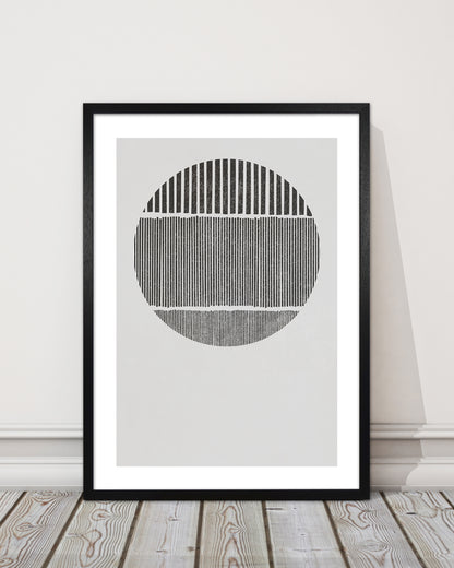 Mid Century Black and White