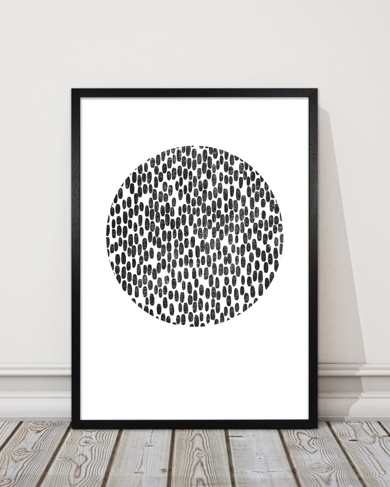 Mid Century Dots Circle Original