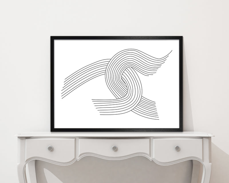 Minimalist Line Drawing Print Original