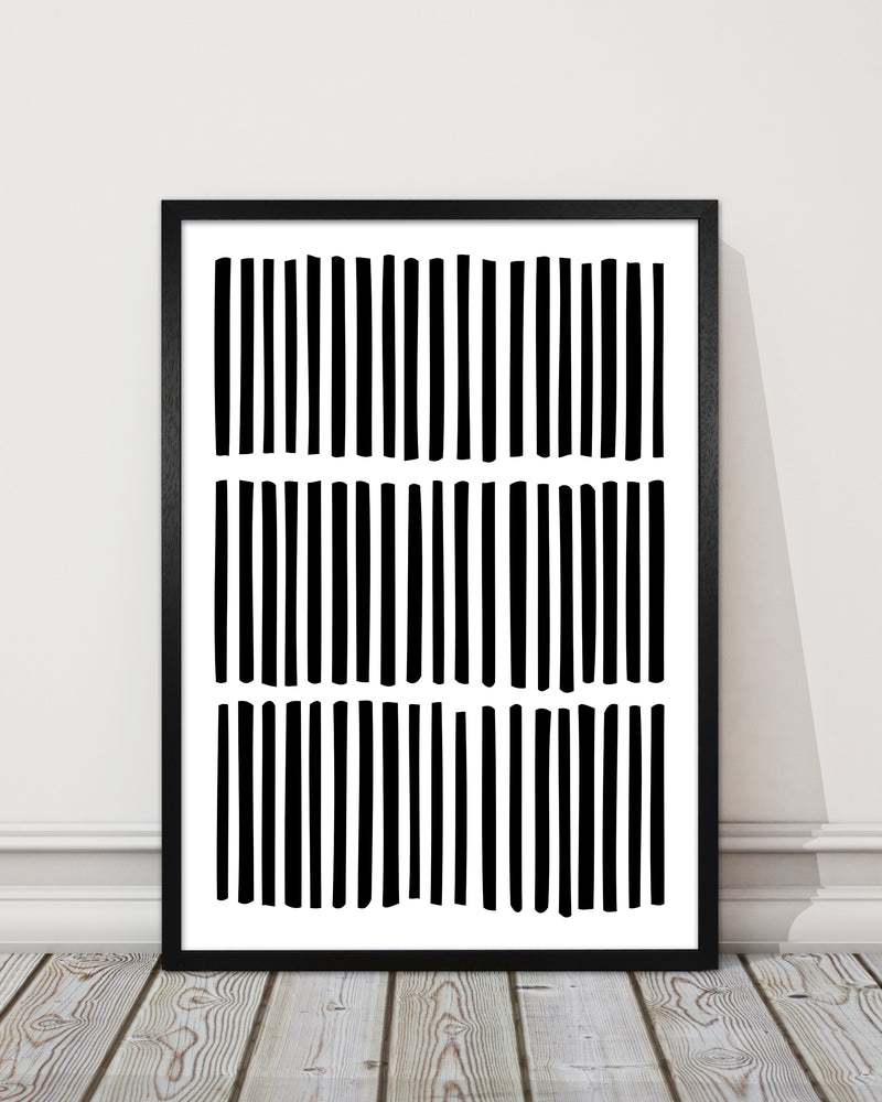 Scandi Black and White Lines