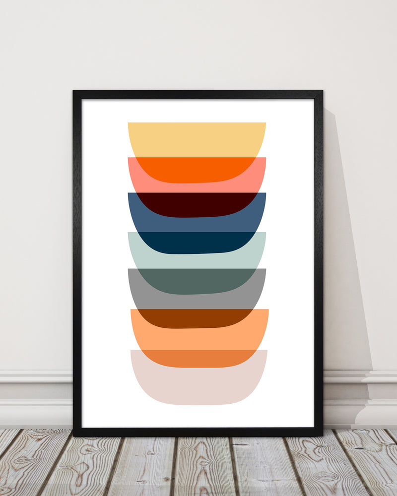 Abstract Mid Century Art Original