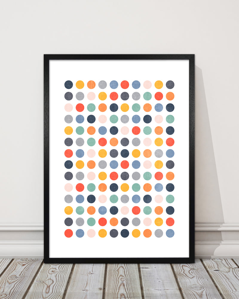 Scandinavian Dots Artwork Original 