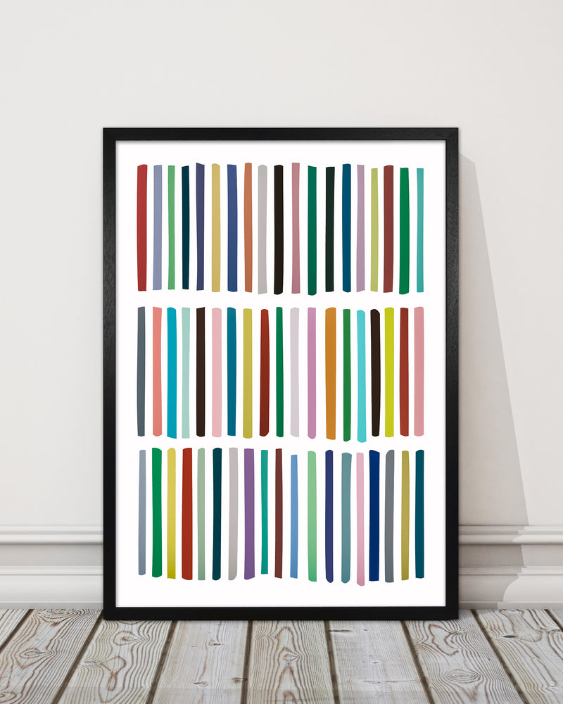 Scandinavian Multicolour Lines Original 