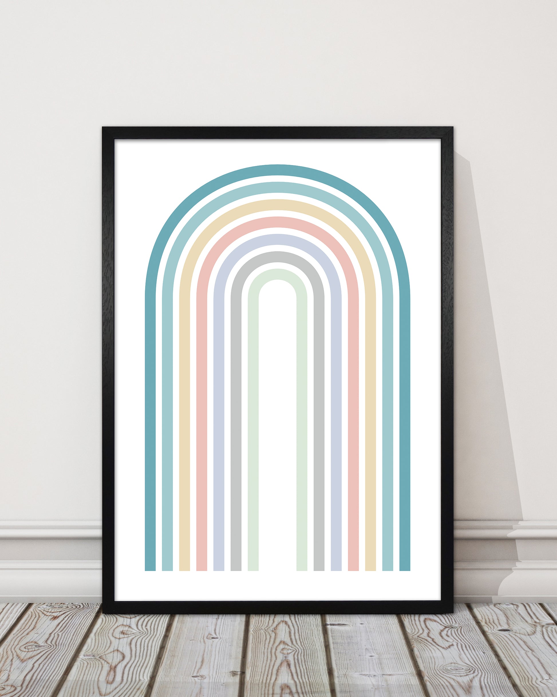 Colorful Rainbow Print Original 